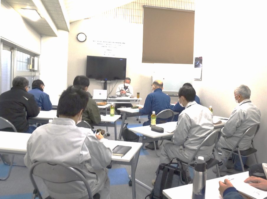 保安管理業務講習の実習風景